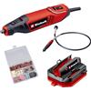 Einhell Strumento per rettifica e incisione Einhell TC-MT 150 e (150 W, elettronica di velocità, max. 35000 giri/min, blocco mandrino, incl. Accessori da 117 pezzi)