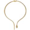 JewelryWe Collana Serpente Girocollo da Donna: Collana Vintage Classico Regolabile Choker in Acciaio Inossidabile Holloween Accessori da Donna