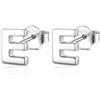 FOCALOOK Orecchini Argento 925 con Iniziale E - Donna e Bambina - Lobo