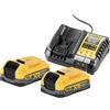 DEWALT POWERSTACK Dewalt DCKB1104S2-IT 18V 3.5Ah