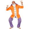 Chaks - Costume da Muten Roshi da uomo, anime, cosplay | Costume ufficiale di Dragon Ball, set da 4 pezzi con maglietta, pantaloni, guscio di tartaruga e barba per il Carnevale