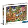 Clementoni - 31707 - Puzzle Collection - Woodland Fantasy Garden - 1500 Pezzi - Puzzle Adulti, Orizzontale, Divertimento Per Adulti, Made In Italy