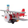 Sonic The Hedgehog JAKKS Pacific, set da gioco biplano Tornado, include action figure di Sonic da 6 cm, elica rotante, fiamma accesa, 6 effetti sonori, gioco dinamico basato sul movimento