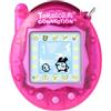 Tamagotchi Bandai Connection - Giocattolo elettronico digitale traslucido rosa con connessione a infrarossi per divertimento condiviso