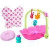 Mattel My Garden Baby- Lettino e Vaschetta delle Farfalle 2-in-1 (28 cm), con Tanti Accessori, Giocattolo per Bambini 2+Anni, HBH46