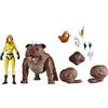Marvel Legends Series Crystal and Lockjaw, Action figure da collezione Deluxe Comics, 15,2 cm