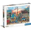 Clementoni - 39820 - Puzzle Collection - Streets of Paris - 1000 Pezzi - Puzzle Adulti, Puzzle Parigi, Orizzontale, Divertimento Per Adulti, Made In Italy