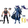 Marvel Hasbro Marvel Legends Series, Wolverine e Psylocke, confezione con 2 action figure collezionabili per adulti da 15 cm, 50° anniversario della Marvel Comics