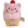 NICI Gatto di Peluche Angy Gelato rosa 5cm
