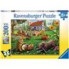 Ravensburger Puzzle per bambini Ravensburger - 12828 esploratori a quattro zampe - puzzle per cani e gatti per bambini dagli 8 anni in su, con 200 pezzi in formato XXL