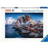 Ravensburger Puzzle 3000 Pezzi Hamnoy, Lofoten - Puzzle Adulti +14 anni, 121 x 80 cm, Puzzle per Adulti per Esperti, Collezione 3000 Pezzi, Idee Regalo