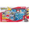 Pokémon Pokemon Clip N Go Bandolier Promo Set - 5 cm personaggio di combattimento Pikachu & Sprigatito - 3 Poké Balls, cintura, borsa - Set di giocattoli per bambini 4+ - Prodotto ufficiale Pokémon per