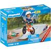 PLAYMOBIL 71798 Snowboarder avec rampe de glisse