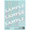 BANDAI SPIRITS Bandai Hobby | 30 Minute Sisters General Face & Eyes Water‑Slide Decal Sheet | Bandai Spirits 30MS Personalizzazione Accessorio | Espressioni facciali ad alta precisione per kit di modelli