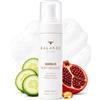 BALANCE MILANO Mousse Detergente Viso Struccante Delicata 150 ml con Vitamina E, Cetriolo Bio, Melograno Bio - Schiuma Made in Italy per Tutti i Tipi di Pelle - Skin Care