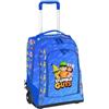 Maricart | Zaino Trolley Scuola Elementare per Bambini 34,5x21x45 cm con Ruote in Gomma Zainetto da Bambino o Bambina - Stumble Guys