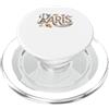 Souvenir Shirt Parigi Francia monumenti iconici tipografia arte viaggio souvenir PopSockets PopGrip per MagSafe