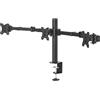 Hama Supporto per monitor, 3 monitor, regolabile in altezza, orientabile/inclinabile, 13 - 27