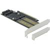 Delock Scheda pci M.2 Delock PCIe x16Karte>2x M.2KeyB+1xmSATA [90486]
