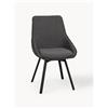 Rowico Home Sedie girevoli imbottite Alison 2 pz - Grigio