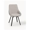 Rowico Home Sedie girevoli imbottite Alison 2 pz - Grigio