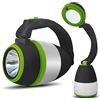 Maclean MCE298 Lampada da campeggio a LED 3 in 1 Lampada da Tavolo, da Campeggio Torcia 3 modalità d'lluminazione (Batteria integrata 1500mAh / funzione power bank)