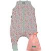 molis & co molis&co - Sacco Nanna con piedini - Sacco nanna estivi - Sacco nanna 0.5 TOG - Ultra-fresco e Leggero - 100% Cotone (Oeko-TEX 100) - Summer Bloom (2 anni)