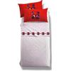 Caleffi Completo Lenzuola Letto Singolo Art. Spider Man Red in Cotone - Set 3 Pezzi con Lenzuolo sopra, sotto e Federa Double Face