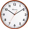 Ravel - Orologio da Parete moderno per Ufficio e Cucina da 30 cm - Quarzo analogico - RWC.30.8 - Arancio