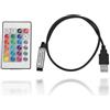 CUTULAMO Strisce LED con telecomando telecomando led universale controller per strisce luminose LED Controller 5-24V LED per varie lampade(Lunghezza cavo 0,5 Tiras LED
