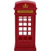 Diyeeni Lampada Da Notte a LED Touch Sensor, Retro Vintage London Telephone Booth Dimmerabile Giallo Luce Notturna Da Comodino Con Una Lunga Durata Per La Decorazione Domestica