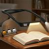 Tomshine Luce da Collo per Uncinetto con Display LED, 1800mAh Lampada da Lettura per Leggere a Letto, 3 Colori e Timer, 270° Flessibile Luce per Lettura Libri Ricaricabile Campeggio