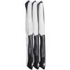Marietti 13TP - Coltello tavola dentata cm 11 Linea Top - Nero - blister 6 pz