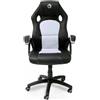 Bigben NACON PCCH-310 Sedia per gaming universale Seduta imbottita Nero, Bianco"