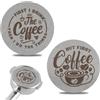 CIATBYYJ 2 filtri per caffè espresso da 53,3 mm, spessore 1,7 mm, 150 micrometri, riutilizzabili, in acciaio inox, per filtro del caffè espresso