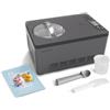 Springlane Kitchen SPRINGLANE Gelatiera e yogurtiera Elisa con compressore autoraffreddante (Grigio/Contenitore acciaio inossidabile, 220W)