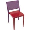 Danese Milano ABChair Rosso-Viola Sedia