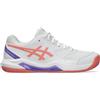 Asics Gel-Dedicate 8 Padel White/Guava da Donna