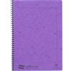 Clairefontaine Europa Wire Bound on Side Notemaker, A4, foderato, 120 pagine - Lilla