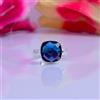 Exquisite Tanzanite Gemma 925 Argento Sterling Artigianale Anello Tutti Misura