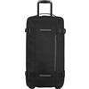 American Tourister Urban Track, Borsa da viaggio con 2 rotelle, 68 cm, 84 L, Nero (Asphalt Black)