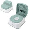 Ingenuity, sistema 3-in-1 Prepare to Potty - Vasino, copri vasino, sgabello, facile installazione, 18+ mesi