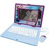 Lexibook, Frozen, Bilingue ed Educativo Laptop Tedesco/Inglese, Giocattolo per Bambini, 170 attività per Imparare, Giocare e Musica, Schermo Grande, Viola/Blu, JC599FZi3