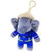 Jazwares 10834 Benjamin Blümchen Come Pompiere Peluche con Effetto sonoro e Clip 10 cm