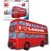Ravensburger - Puzzle 3d Autobus Londra | Puzzle 3d Per Adulti E Bambini A Partire Dagli 8 Anni | Modellismo Da Costruire Adulti Di 244 Pezzi | Regalo Bambino 8 Anni E Più