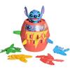 TOMY Disney Pop Up Stitch gioco d'azione, divertente famiglia e gioco per bambini, gioco di abilità adatto per bambini in età prescolare, per ragazzi, ragazze e adulti, gioco di società - dai 4 anni