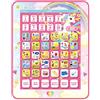 Lexibook Tablet educativo bilingue Unicorno Giocattolo per Imparare Le Lettere Numeri vocabolari e Musica, Lingue Francese/Inglese, Rosa, JCPAD002UNIi1, Colore, 1