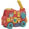 Clementoni Baby Montessori - Camion dei Pompieri, per Bambini 18+ Mesi, Un Divertente Camion dei Pompieri Elettronico e Interattivo, con Suoni, Luci e Dettagli in Legno, Made in Italy, 17551