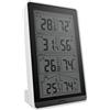 techno line Technoline WS 7060 Stazione Meteo, Bianco/Nero, 8.2 x 4.1 x 13.4 cm