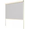 Giardini di Maggio Pannello ombreggiante avvolgibile per pergole giardini di maggio in alluminio e textilene beige lato 4 m